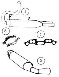 modec - Filtre silencieux d'échappement - Accessoires moteurs