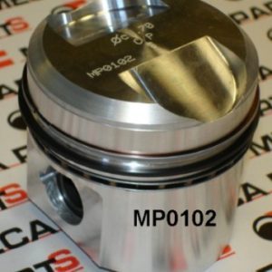 Piston forgé compétition avec segments (1+1,5+2,8)