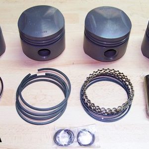 Kit de 4 pistons Forgés Ø76mm avec axes et segments 1.75 + 2 + 4mm