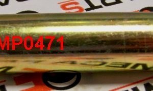 Connexion acier traité Ø 19mm pour durite droite (la pièce)