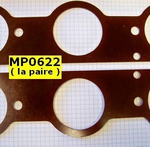 2 cales en bakelite pour les collecteurs admission MP0622