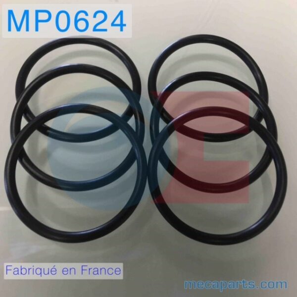 Set of 6 o'ring for manifold intake