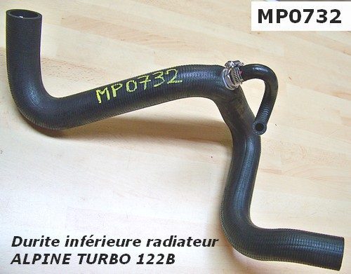 Durite radiateur référence 7700580100 - claas