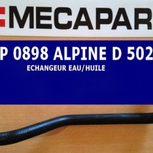 Durite échangeur eau/huile D 502