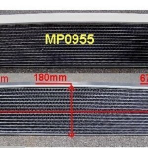 Radiator with aluminum beam + MP0938 brackets