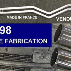 Tubes d'eau en aluminium (la paire) MP0998