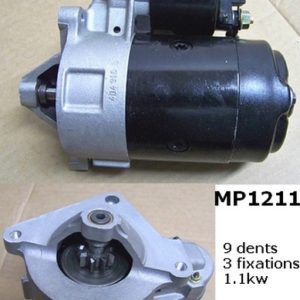 Démarreur échange std 1.1 KW  9 dents 3 fixations pour V6