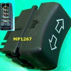 Lighted switch for glass lifter