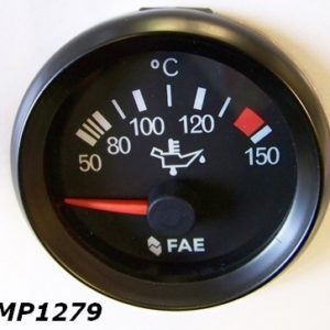 Instrument contrôle température d'huile Ø 52mm (sans sonde)