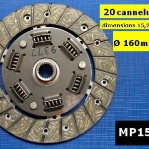 Clutch disk Ø 160 mm (20 splines)