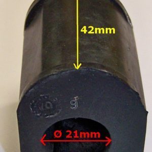 Silent bloc centraux (la paire) de barre stabilisatrice 21mm pour Super 5 GT Turbo (C405)