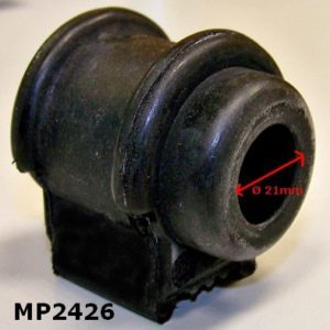 Silents bloc (la paire) de barre stabilisatrice 21mm pour Super 5 GT Turbo (C405)