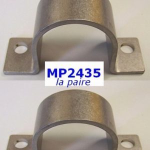 Supports en inox pour les silentblocs de barre stabilisatrice (la paire)