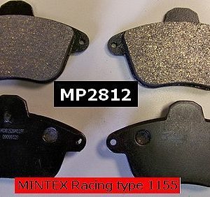 Plaquettes arrière route et compétition (qualité mintex 1155) A610 à partir de 10489