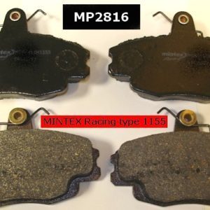 Plaquettes avant route et compétition (les 4) (qualité 1155 mintex)
