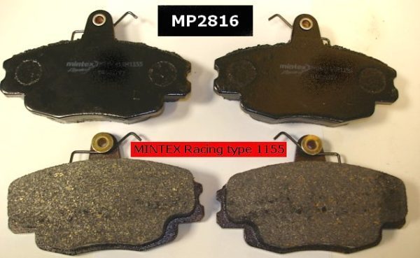 Plaquettes avant route et compétition (les 4) (qualité 1155 mintex)