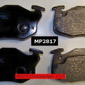 Plaquettes arrière route et compétition (les 4) (qualité mintex 1155)