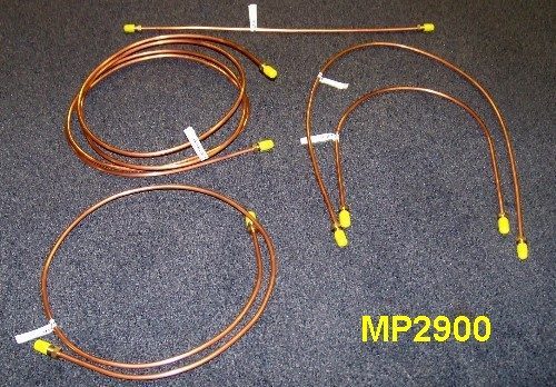 Kit des tuyaux de frein en cuivre (5 tuyaux) A110 sauf SC /SX MP2900
