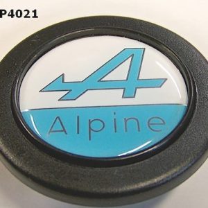 Centre de volant prototypo Ø emboitement 49.50mm avec sigle ALPINE  (pour MP4020)