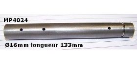 Axe de pédale (Ø 16mm longueur 133mm). R8 et A 110 SC