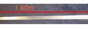 Profil aluminium de goutière de toit longueur 1.80m MP4621