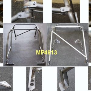 Arceau de sécurité  6 points avec diagonale (Tubes étirés sans soudure en acier spécial de 40mm)