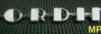 Gordini letters  chrome for R8 G