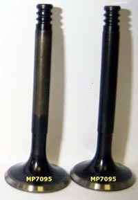 Soupape échappement compétition forgée monobloc (homologation 2 cv cross) 34x8.5x87.10