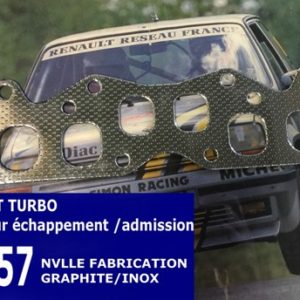Joint collecteur renforcé (graphite et inox) 5 GT Turbo MP8557