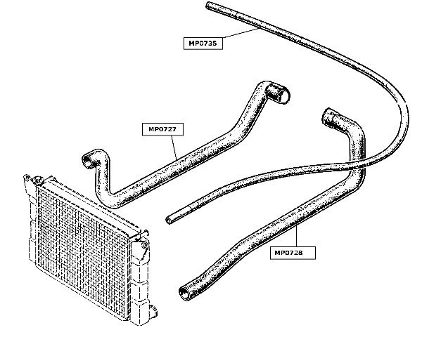 Upper radiator hose – Image 2