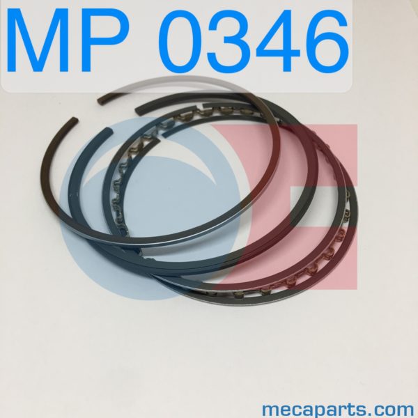Kit segments (175 + 2 + 4 mm) pour 1 piston Ø80mm