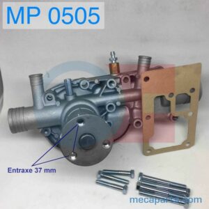 Pompe à eau  complète pour poulie d'entraxe 37mm MP0505