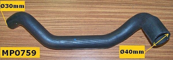 Radiator hose (outlet ) 2nd installation body n° 56100 until the end