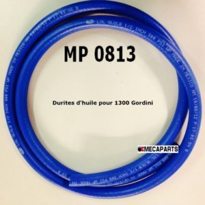 Kit 2 flexibles nitrile pour radiateur d'huile. 2 m