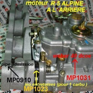 Pipe monobloc à conduits inclinés à 5° longueur 335cm usinage possible pour 45 DC