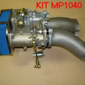 Kit complet carburation sport (pipe alu + carbu 40dcoe + brides + commande accélérateur + boite à air)