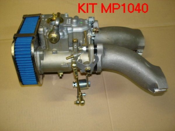 Carburation kit (aluminum pipe + carburetor 40DCOE + O-ring + throttle control + air filter)