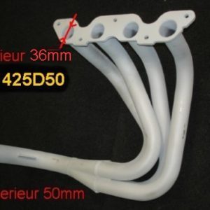 Collecteur en Acier 4/1 (tubes culasse Ø36mm intérieur) (tube de sortie Ø50mm extérieur)