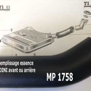 Fuel hoses for R8 G fuel tank front or rear