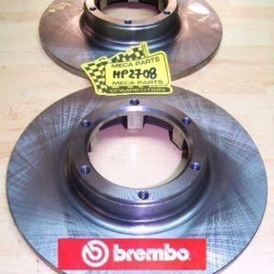 brake discs set (pair ) Ø 228mm thickness 10mm (Front on 1223;122B)(Rear on R12G