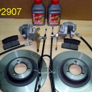 Kit amélioration freinage arrière Ø38mm (idéal si gros freins à l'avant) MP2907