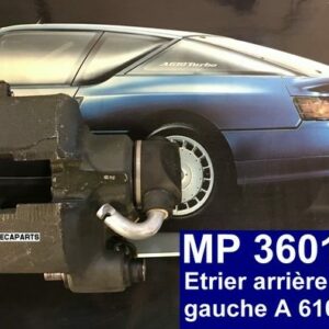 Etrier arrière gauche Ø 57mm avec consigne