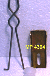 Epingle capot avant (les 3 pièces)