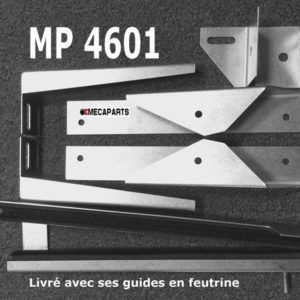 Kit inox coulisseau des 2 vitres