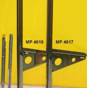 Montant support de vitre gauche avec MP4619 (inox)