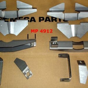 Complete kit to weld to transform a cross-piece postpones from 2 to 4 shocks