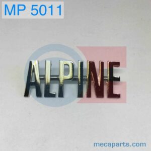 Lettres ALPINE métal