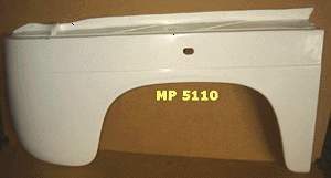 Poly left front fender (identical to origin in steel)