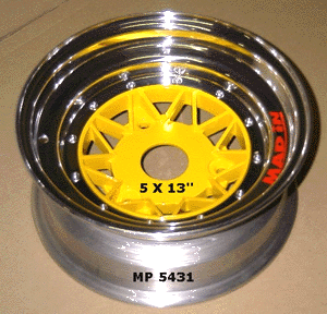 Jante Mad'In avant roue 5x13 entraxe 3x150 alésage 63mm modèle moyeu 1C SUR DEVIS