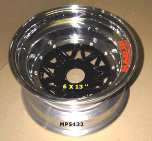 Jante Mad'In 6 x 13 arrière ou avant 3 trous entraxe 150mm (modéle 1C) SUR DEVIS